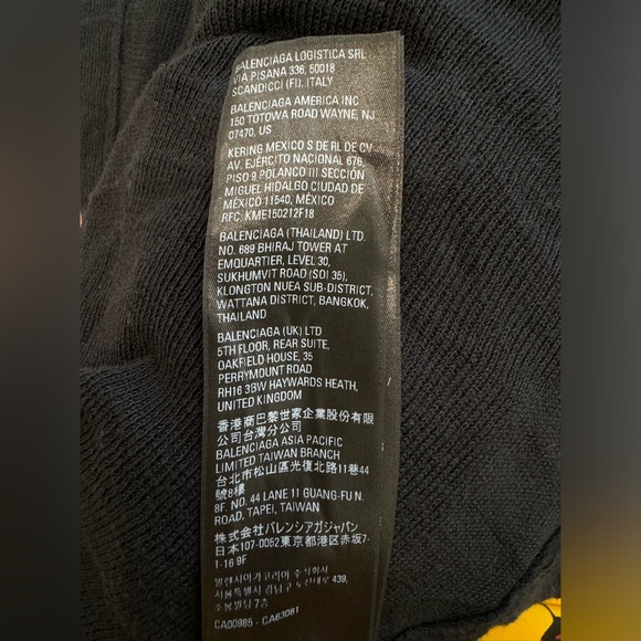 BALENCIAGA Distressed cotton-blend turtleneck long sleeve black maxi dress - Picture 15 of 15